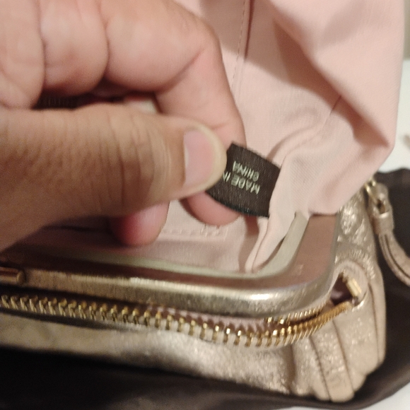 Coach Parker Kisslock Chain Women's Bag in Rose Gold New Display - Picture 10 of 16